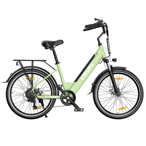 C100 City E-bike with Heckmotor 26 Zoll - Vorbestellung, Lieferung in 3-4 Wochen