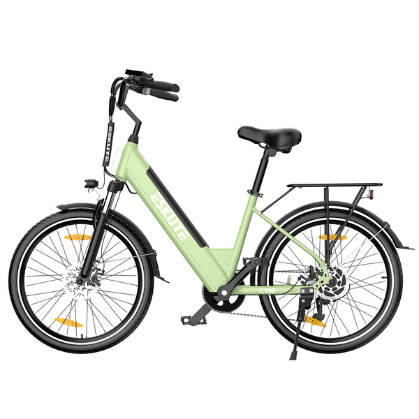 C100 City E-bike with Heckmotor 26 Zoll - Vorbestellung, Lieferung in 3-4 Wochen