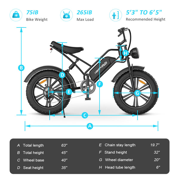 GTXR  & Happyrun Electric Bike G50【Prévente】