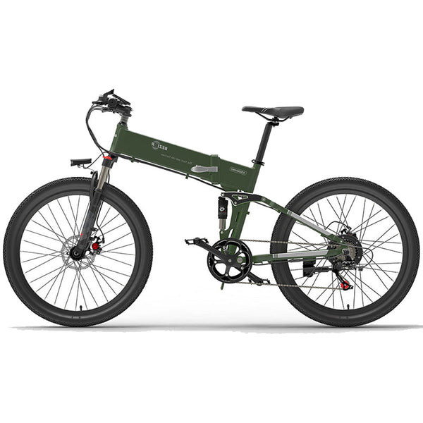 Bicicletta pieghevole da montagna elettrica BEZIOR X500 Pro Velocità 45 km/h 500W 48V 10.4ah Bicicletta pieghevole da montagna elettrica 23Kg