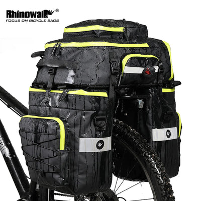 3 in 1 Bike Triple Pannier Bag