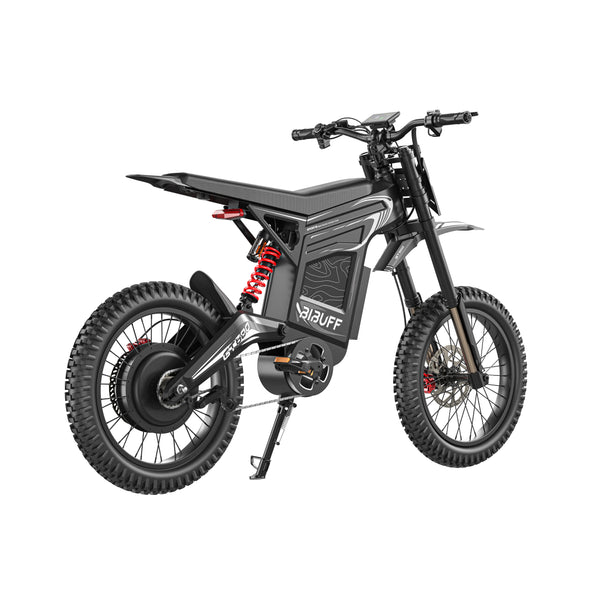 GT600 72V 7500W Peak Electric Moutain Dirt Bike, 50mph Off-Road Motorcycle with 30Ah Lithium Battery, Dual Hydraulic Brakes, 375lbs Max Load, IP54 Waterproof - UL2849