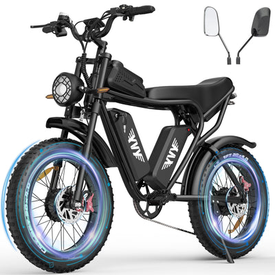 YVY Q20Pro Fat Tire Electric Bicycle 2000W 40AH 52V