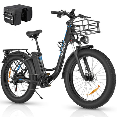 GTXR & Ridstar MN26 1500W Unfoldable Fat Tire Mountain Ebike【Prévente】