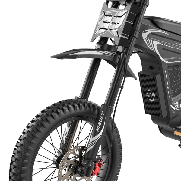 GT600 72V 7500W Peak Electric Moutain Dirt Bike, 50mph Off-Road Motorcycle with 30Ah Lithium Battery, Dual Hydraulic Brakes, 375lbs Max Load, IP54 Waterproof - UL2849