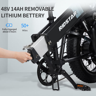 GTXR & Ridstar H20 1000W Electric Mountain Bike