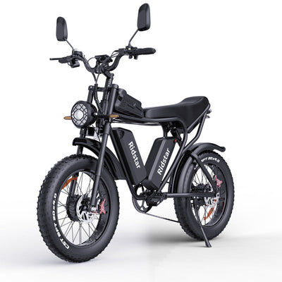 Q20 Pro Off-road Electric Bike 20*4.0 inch Fat Tires 1000W*2 Motor 52V 20AH Dual Battery 55km/h Max Speed 288km Max Range 150kg Max