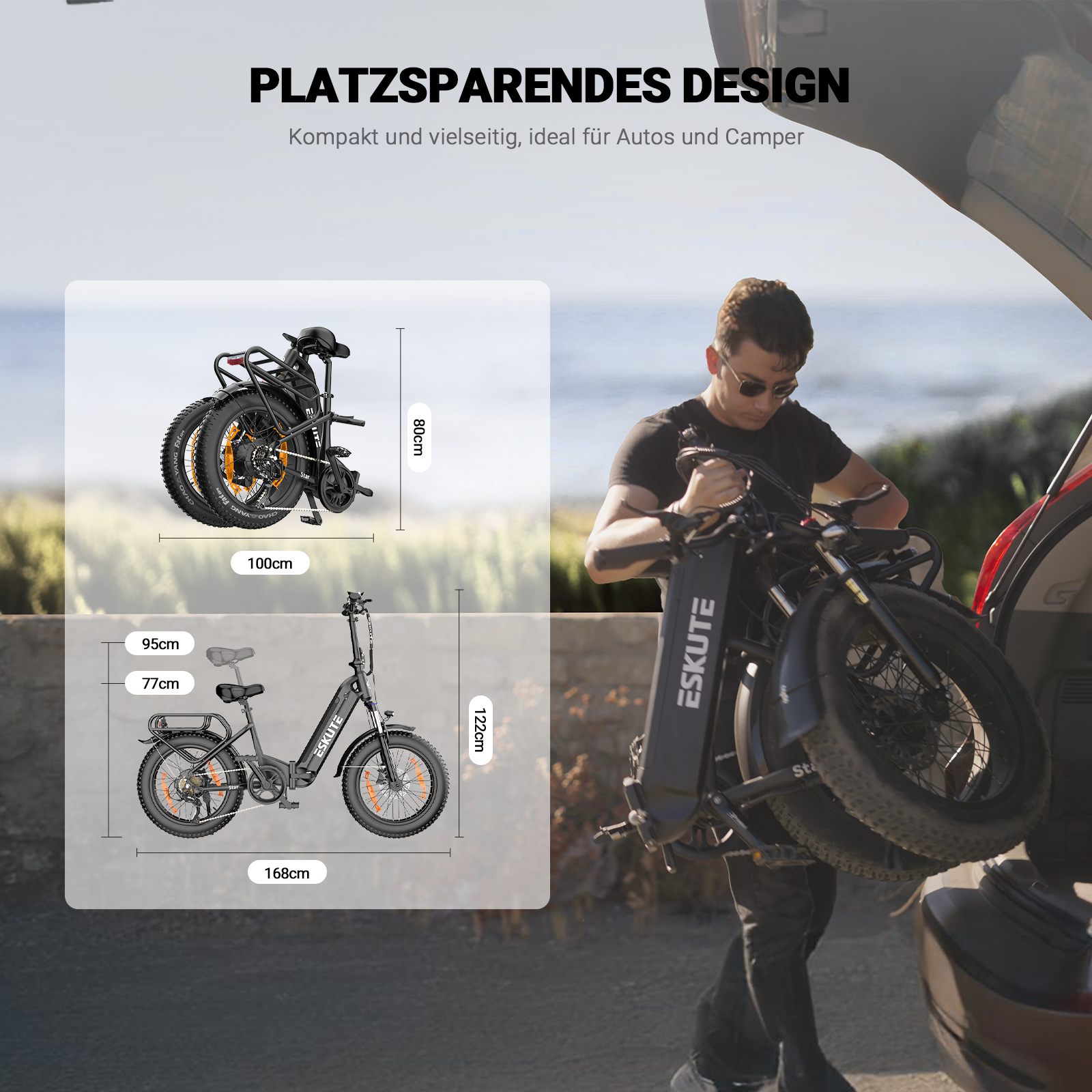 star elektro klapprad 20 zoll fat tire mit drehmomentsensor Star 2024 Elektro Klapprad 20 Zoll Fat Tire – GTXR Store