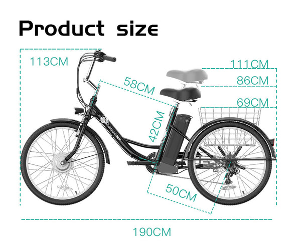 GTXR &amp; GOGOBEST GF100 Electric City Tricycle Cargo Ebike【Pre-sale】
