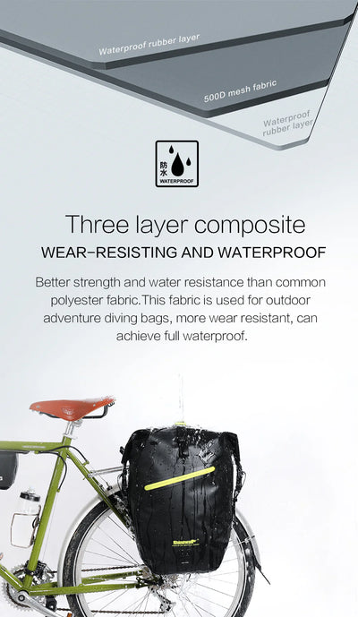 27 Liter Waterproof Pannier Bike Bag