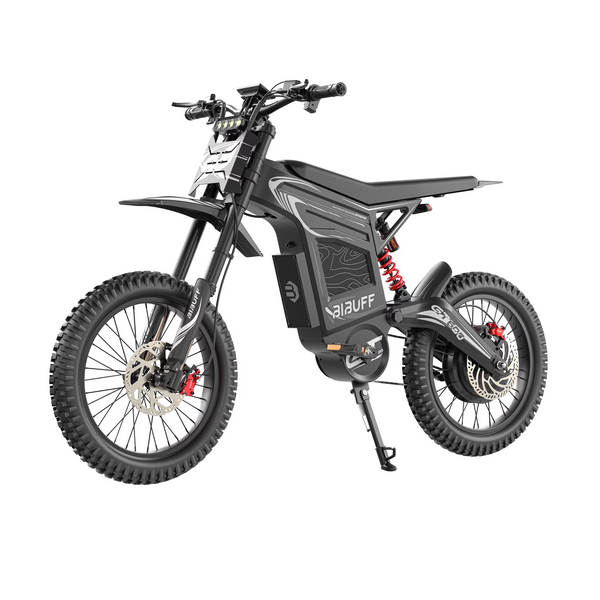 GT600 72V 7500W Peak Electric Moutain Dirt Bike, 50mph Off-Road Motorcycle with 30Ah Lithium Battery, Dual Hydraulic Brakes, 375lbs Max Load, IP54 Waterproof - UL2849