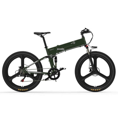 Bicicletta pieghevole da montagna elettrica BEZIOR X500 Pro Velocità 45 km/h 500W 48V 10.4ah Bicicletta pieghevole da montagna elettrica 23Kg