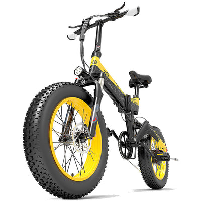 BEZIOR XF200 Bicicletta elettrica pieghevole da montagna Velocità 40 km/h 48 V/15 Ah 1000W Batteria impermeabile ad alta capacità 27 kg