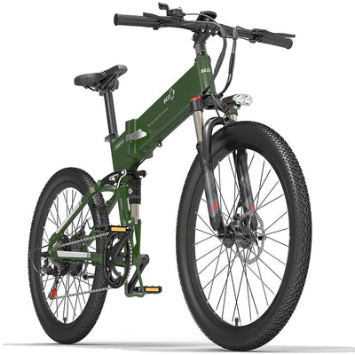 Bicicletta pieghevole da montagna elettrica BEZIOR X500 Pro Velocità 45 km/h 500W 48V 10.4ah Bicicletta pieghevole da montagna elettrica 23Kg